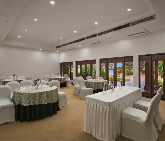 Riverfront MICE setup at Devaaya, Divar Island